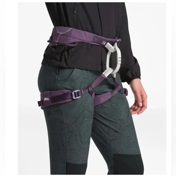 THE NORTH FACE Beyond the Wall Asphalt Grey Topo Print Pants size large - Picture 2 of 15